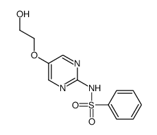 N-[5-(2-Hydroxyethoxy)-2-pyrimidinyl]benzenesulfonamide structure