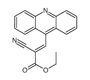 ethyl 3-acridin-9-yl-2-cyanoprop-2-enoate结构式