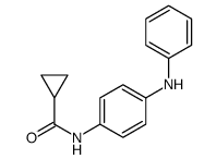 N-(4-Anilinophenyl)cyclopropanecarboxamide结构式