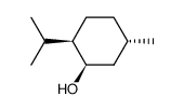 cis-2-isopropyl-5-methylcyclohexan-1-ol结构式