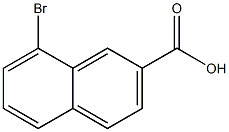 8-BroMo-2-naphthoic acid structure