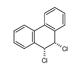 cis-9,10-dichloro-9,10-dihydro-phenanthrene结构式