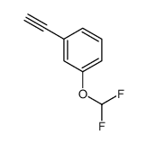 3-(DIFLUOROMETHOXY)PHENYLACETYLEN结构式