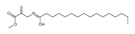 methyl 2-[(hexadecanoylamino)methyl]prop-2-enoate Structure