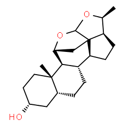 11,18-18,20-diepoxypregnan-3-ol结构式