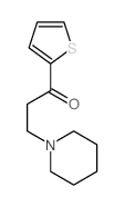 3-(1-piperidyl)-1-thiophen-2-yl-propan-1-one结构式