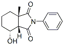 (3aS,3aβ)-3a,4,5,6,7,7a-Hexahydro-4α-hydroxy-7aβ-methyl-2-phenyl-1H-isoindole-1,3(2H)-dione structure