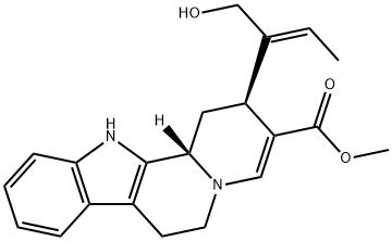 (15β,16E)-16,17,20,21-Tetradehydro-16-(hydroxymethyl)-18,19-secoyohimban-19-oic acid methyl ester Structure