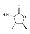 (3S,4R,5S)-3-amino-4,5-dimethyldihydrofuran-2(3H)-one Structure