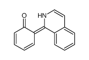 6-(2H-isoquinolin-1-ylidene)cyclohexa-2,4-dien-1-one结构式