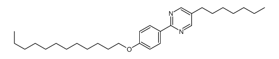 2-(4-dodecoxyphenyl)-5-heptylpyrimidine Structure