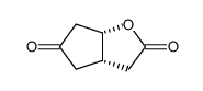 (3aS,6aS)-tetrahydro-2H-cyclopenta[b]furan-2,5(3H)-dione Structure