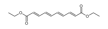 all-trans-Octa-1,3,5,7-tetraen-1,8-dicarbonsaeure-diethylester Structure