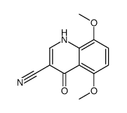 4-羟基-5,8-二甲氧基-3-喹啉甲星空app结构式