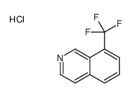 8-(trifluoromethyl)isoquinoline,hydrochloride结构式