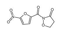 2-(5-nitrofuran-2-carbonyl)-1,2-oxazolidin-3-one Structure