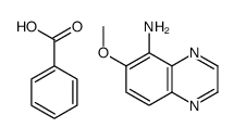 benzoic acid,6-methoxyquinoxalin-5-amine Structure