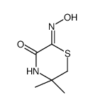 2-hydroxyimino-5,5-dimethylthiomorpholin-3-one Structure