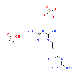 3,8-diimino-2,4,7,9-tetraazadecanediamidine disulphate结构式