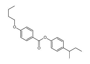 (4-butan-2-ylphenyl) 4-butoxybenzoate Structure