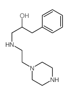 Benzeneethanol, a-[[[2-(1-piperazinyl)ethyl]amino]methyl]- structure