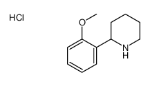 2-(2-METHOXYPHENYL) PIPERIDINE HYDROCHLORIDE Structure