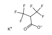 Potassium; 3,3,3-trifluoro-2-trifluoromethyl-propionate结构式