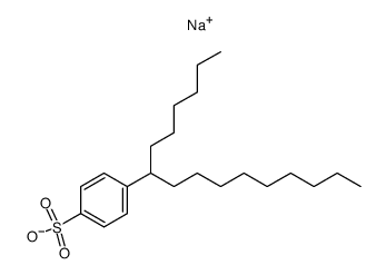 (hexyl-1 decyl)4 benzenesulfonate de sodium结构式