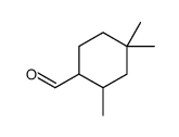 2,4,4-trimethylcyclohexane-1-carbaldehyde Structure