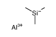 Tris(trimethylsilyl)aluminium结构式