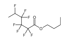 butyl 2,2,3,3,4,4,5-heptafluorohexanoate Structure