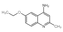 4-AMINO-6-ETHOXY-2-METHYLQUINOLINE结构式