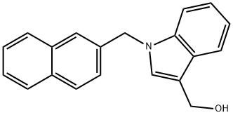 1-(2-naphthalenylmethyl)-1h-indole-3-methanol结构式