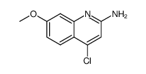 4-chloro-7-methoxy-quinolin-2-ylamine Structure