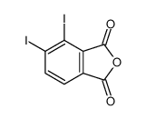 4,5-diiodo-2-benzofuran-1,3-dione结构式