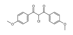 2-chloro-1,3-bis(4-methoxyphenyl)propane-1,3-dione图片