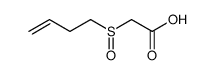 2-(but-3-en-1-ylsulfinyl)acetic acid结构式