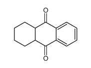 1,2,3,4,4a,9a-hexahydroanthracene-9,10-dione Structure