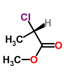 (S)-(-)-2-氯丙酸甲酯结构式