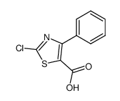 2-Chloro-4-phenylthiazole-5-carboxylic acid结构式