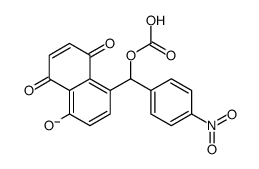 [(4-hydroxy-5,8-dioxonaphthalen-1-yl)-(4-nitrophenyl)methyl] carbonate Structure