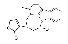 3-[(3aS)-1,2,3,3a,4,5α,6,7-Octahydro-7α-hydroxy-3-methyl-3,7a-diazacyclohepta[jk]fluoren-5-yl]-2(5H)-furanone结构式