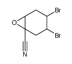 3,4-dibromo-7-oxabicyclo[4.1.0]heptane-6-carbonitrile结构式