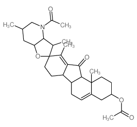 jervine, n-acetyl-, acetate Structure