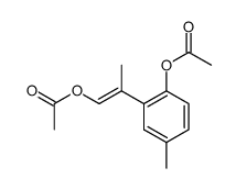 2-(2'-acetoxy-5'-methylphenyl)propenyl acetate结构式