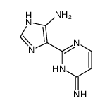 4-Pyrimidinamine,2-(5-amino-1H-imidazol-4-yl)- Structure