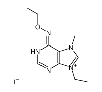 N6-Ethoxy-9-ethyl-7-methyladeninium Iodide Structure