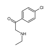 1-(4-chlorophenyl)-2-(ethylamino)ethanone结构式