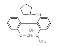 1-[hydroxy-bis(2-methoxyphenyl)methyl]cyclopentan-1-ol Structure