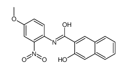 3-hydroxy-N-(4-methoxy-2-nitrophenyl)naphthalene-2-carboxamide Structure